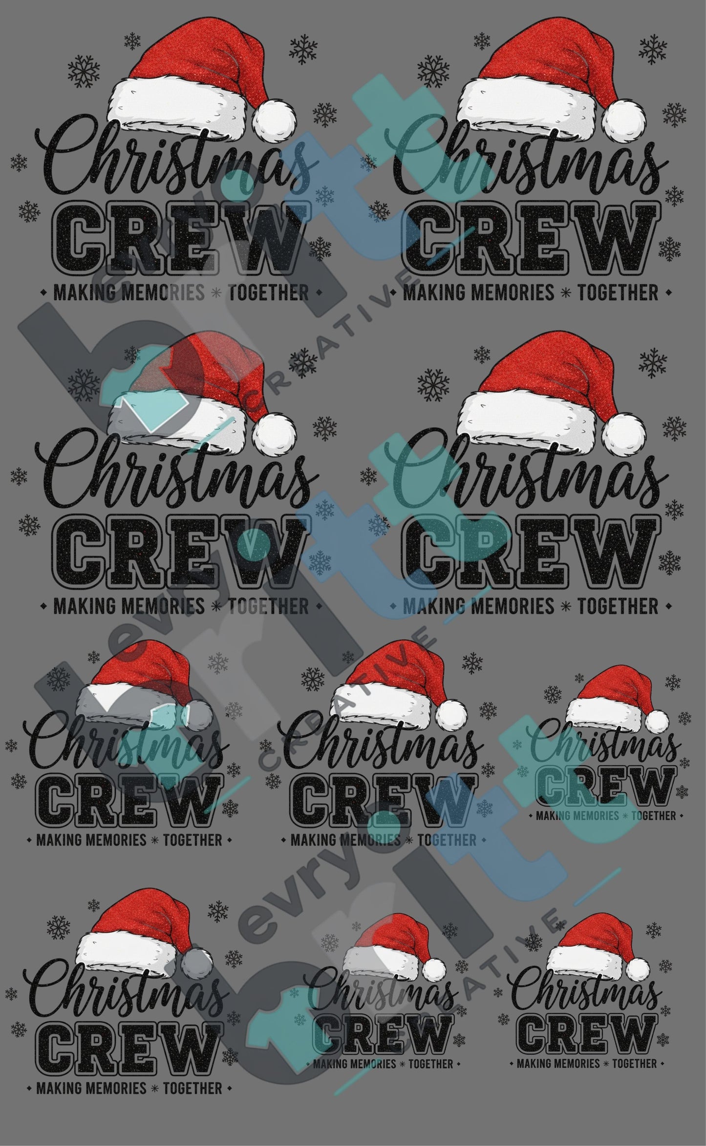 Family Christmas Gang Sheets