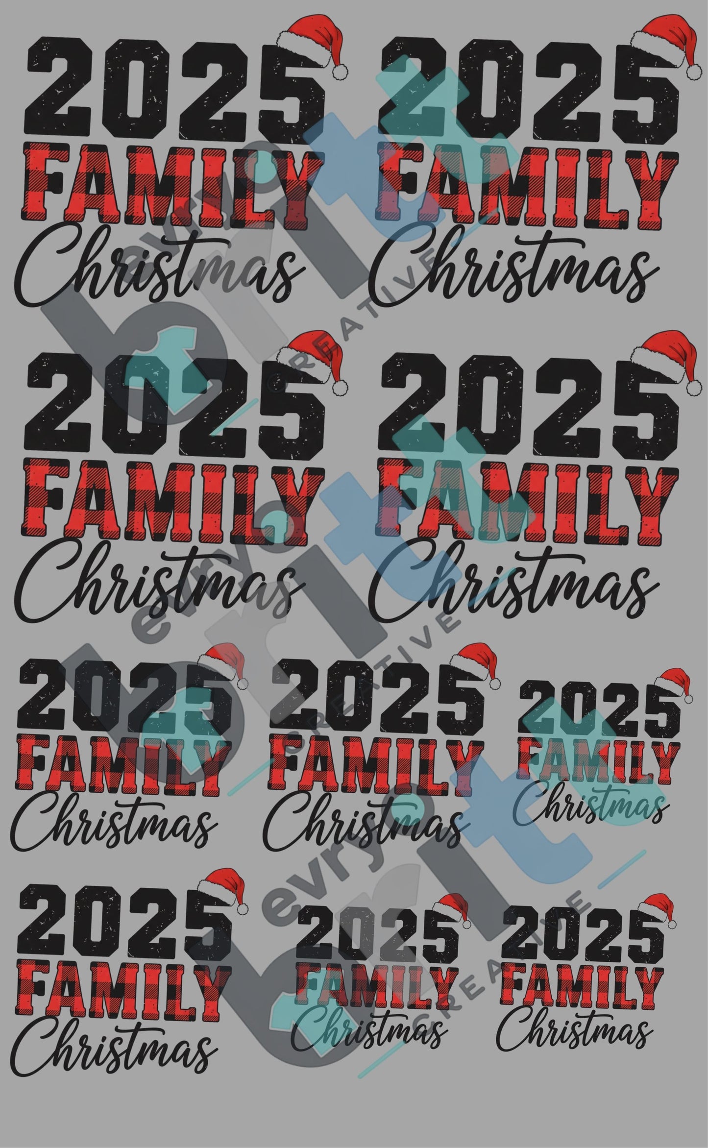 Family Christmas Gang Sheets