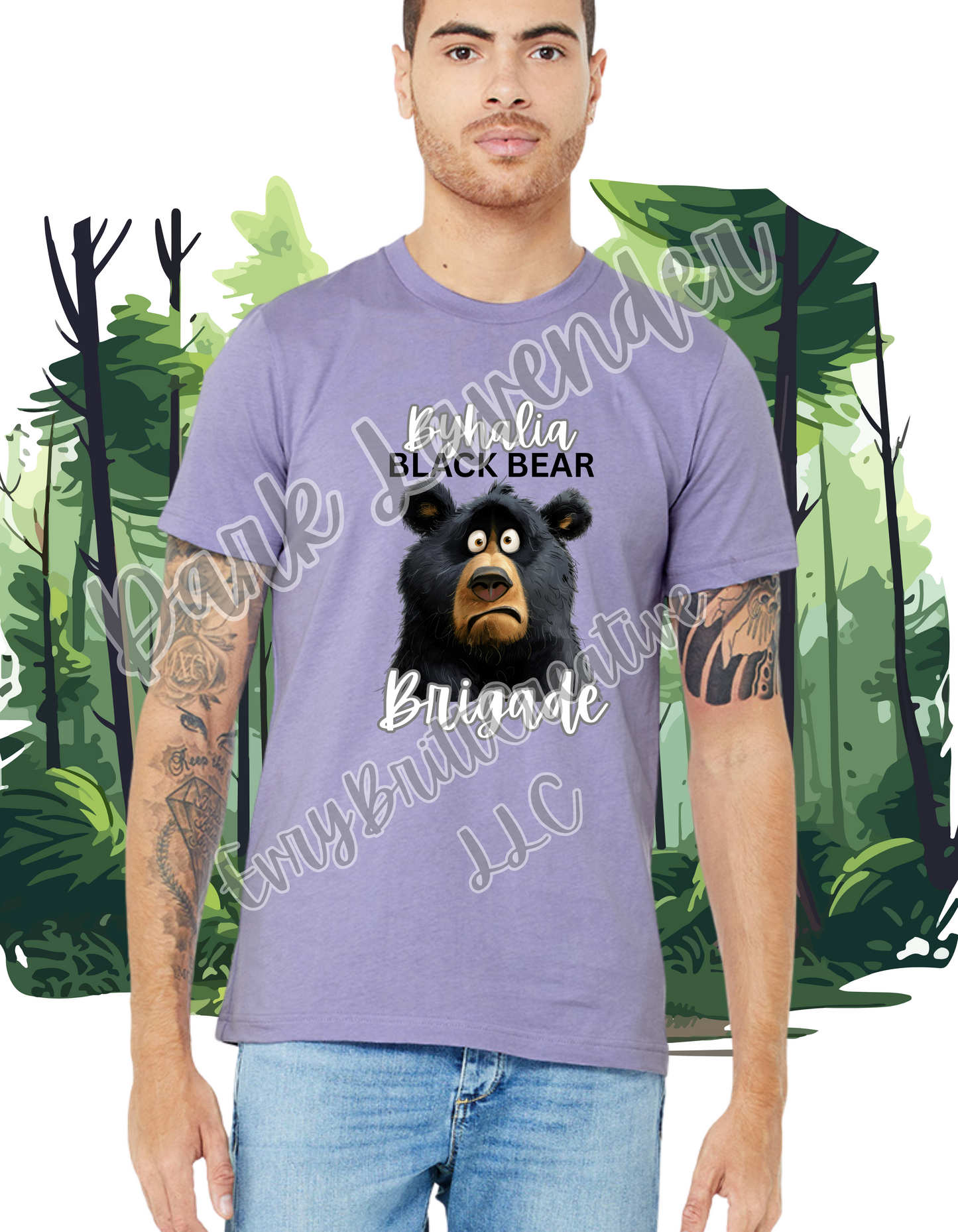 Confused Byhalia Black Bear Brigade